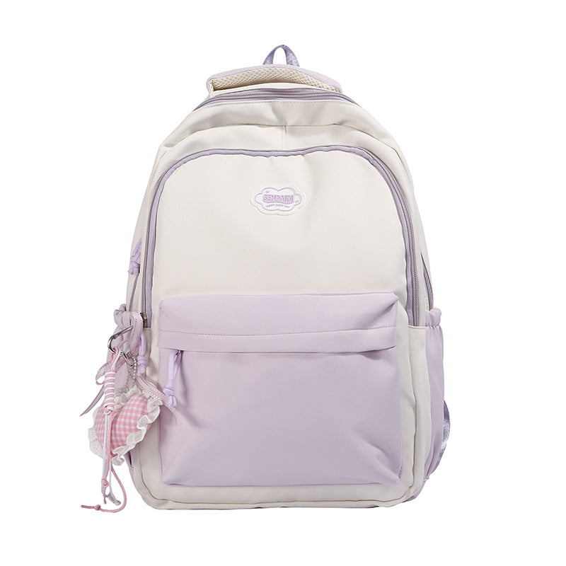 Cute Heart Design School Backpack