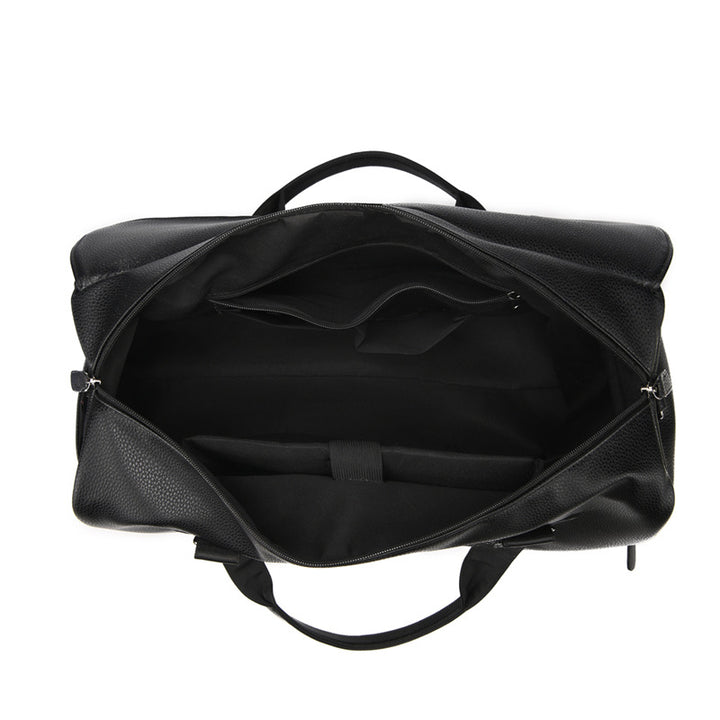 Premium Leather Weekender Duffel Bag Bowlift