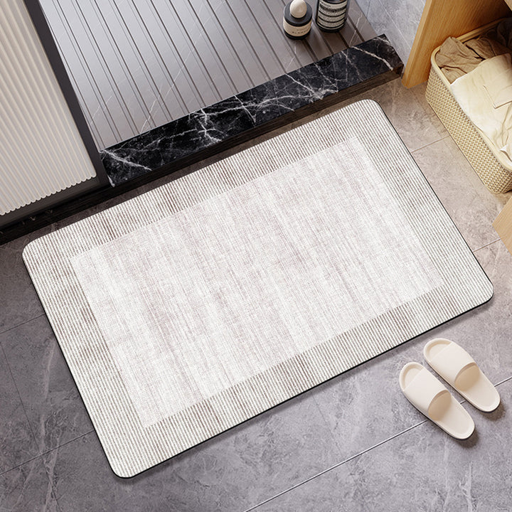 Decorative Luxe Bath Mat Bowlift