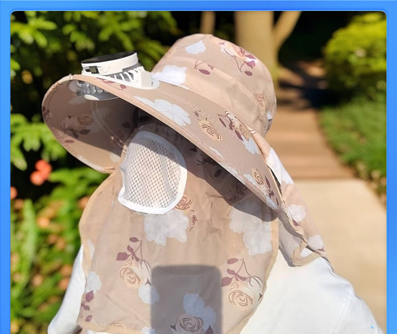 UV protection sun hat with removable insect net and breathable air vent Bowlift