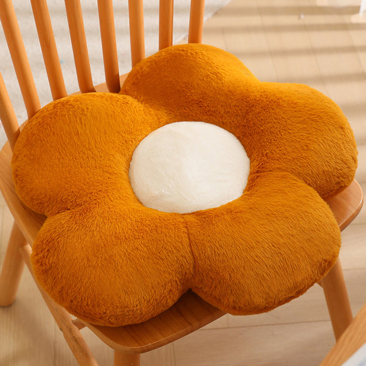 Plush seat cushion in flower shape Bowlift