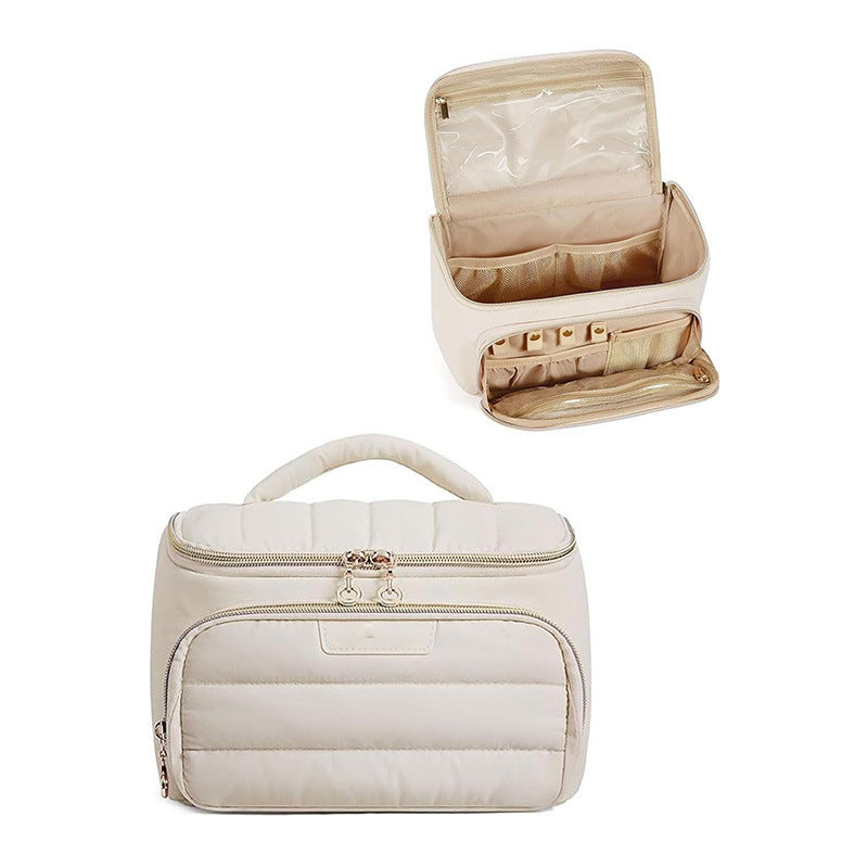 Multifunctional Cosmetic Organizer Bag with Removable Hanging System Bowlift