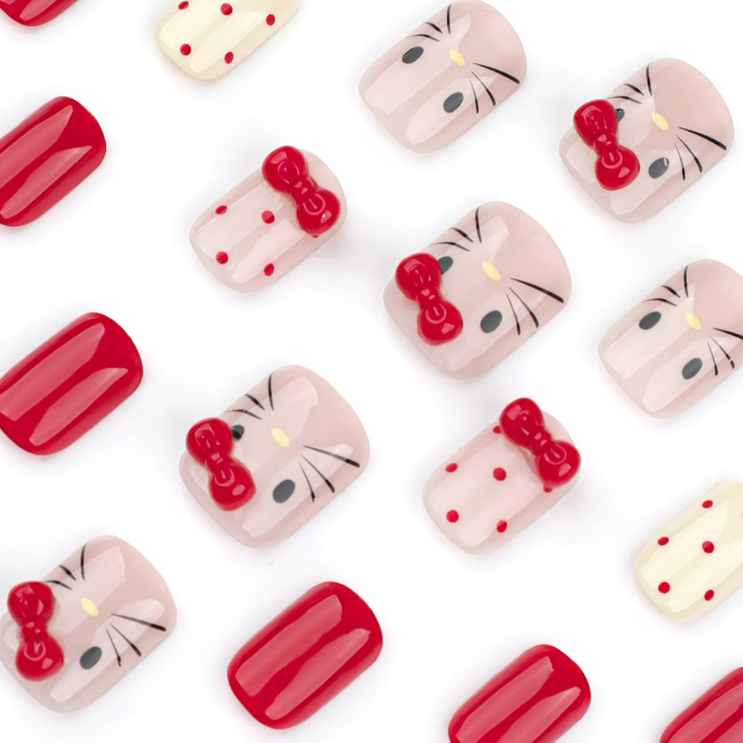 Artistic Nail Art with Cute Bow Motifs Bowlift