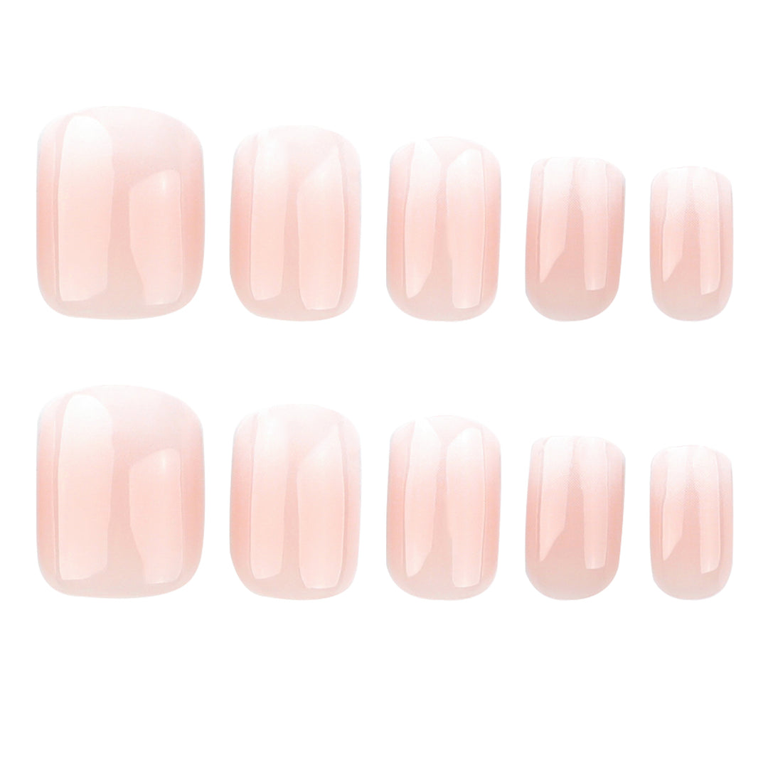 Artful Nail Art in Elegant Ombre Style Bowlift