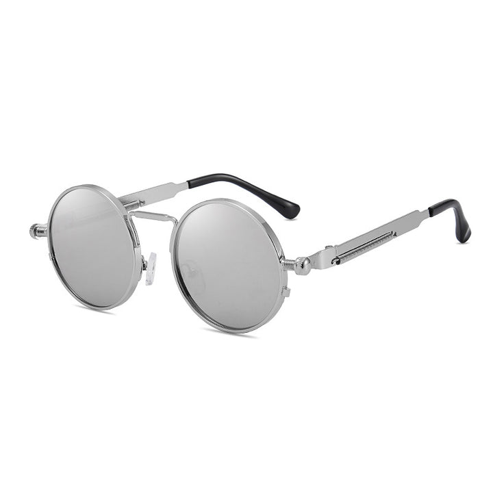 Women elegant round metal glasses Bowlift