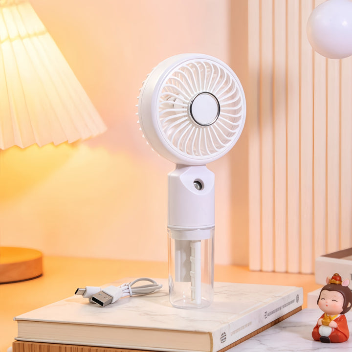 Women's Portable Mist Fan with USB Connection Bowlift