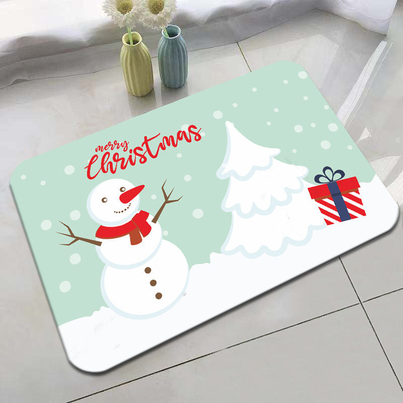 Christmas-Themed Floor Mat