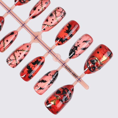 Creative Halloween Nail Art Set with Creepy Designs Bowlift