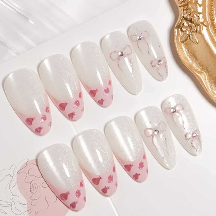 Artful Decorative Press-On Nail Set Bowlift