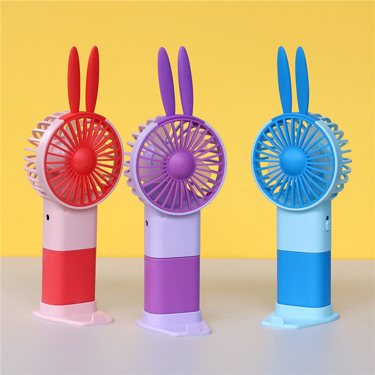 Unisex Portable Hand Fan in Playful Cat Design Bowlift