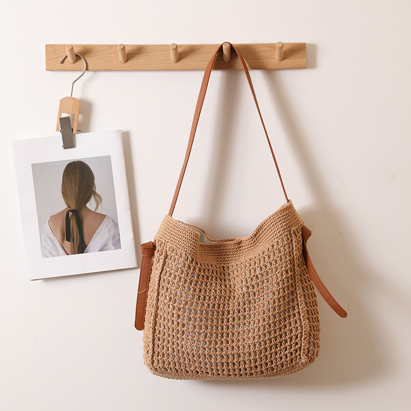 Handcrafted Cowhide Shoulder Bag Bowlift