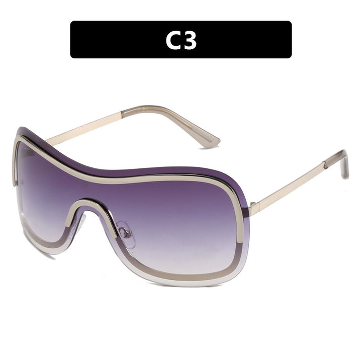 Women's sporty oversized sunglasses with elegant design Bowlift