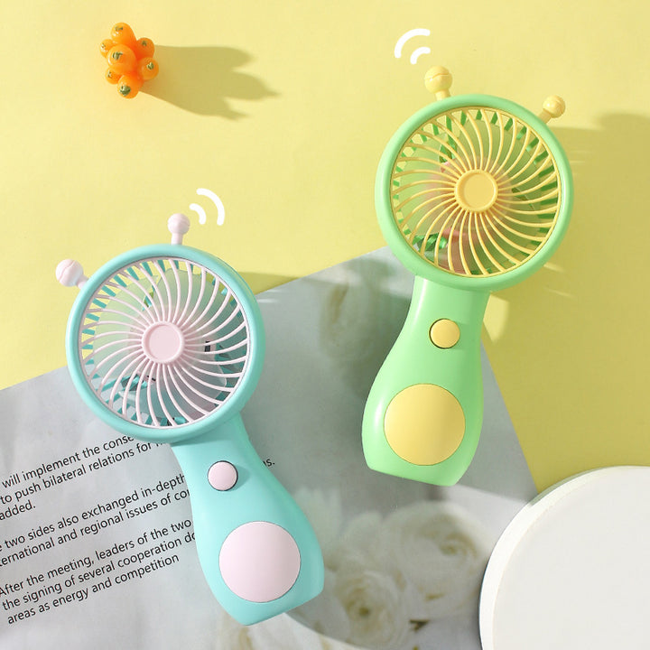 Women's portable hand fan with ergonomic design and quiet fan speeds Bowlift