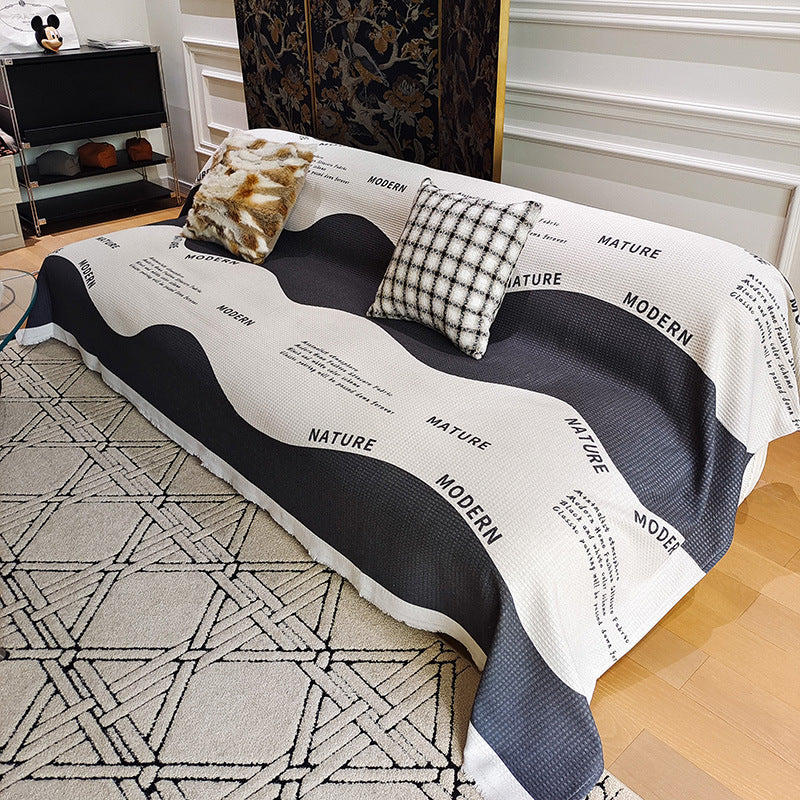 Cozy Contemporary Sofa Throw Blanket