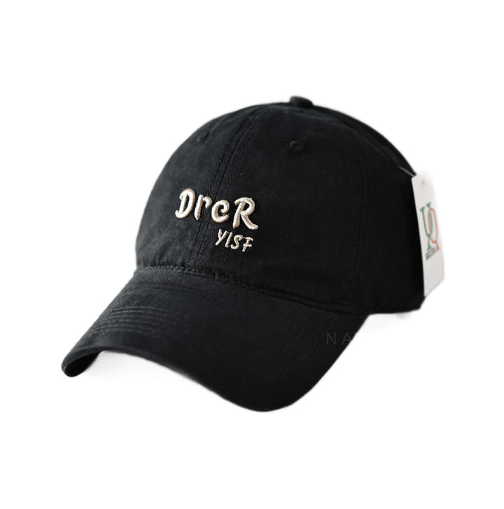 Unisex Adjustable Vintage Embroidered Cap Bowlift