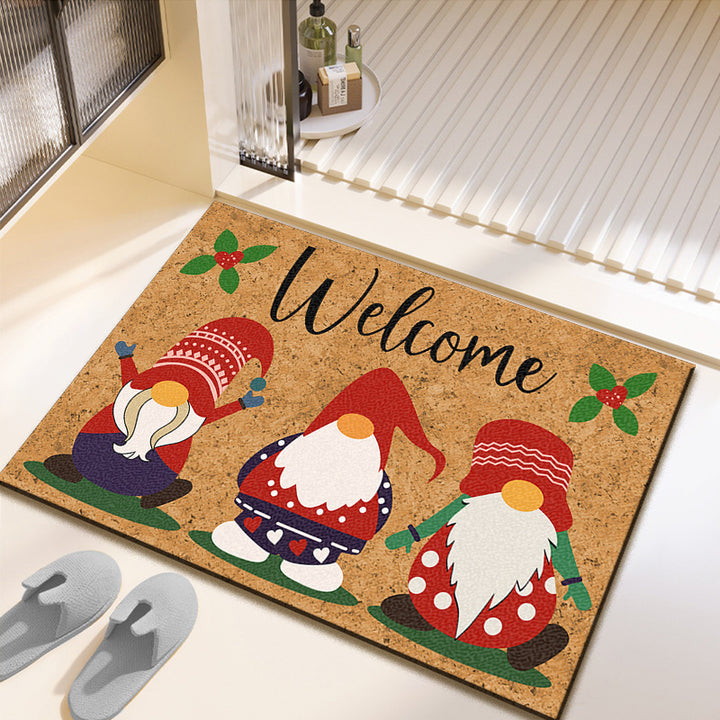 Festive Christmas-Themed Bath Mat Bowlift