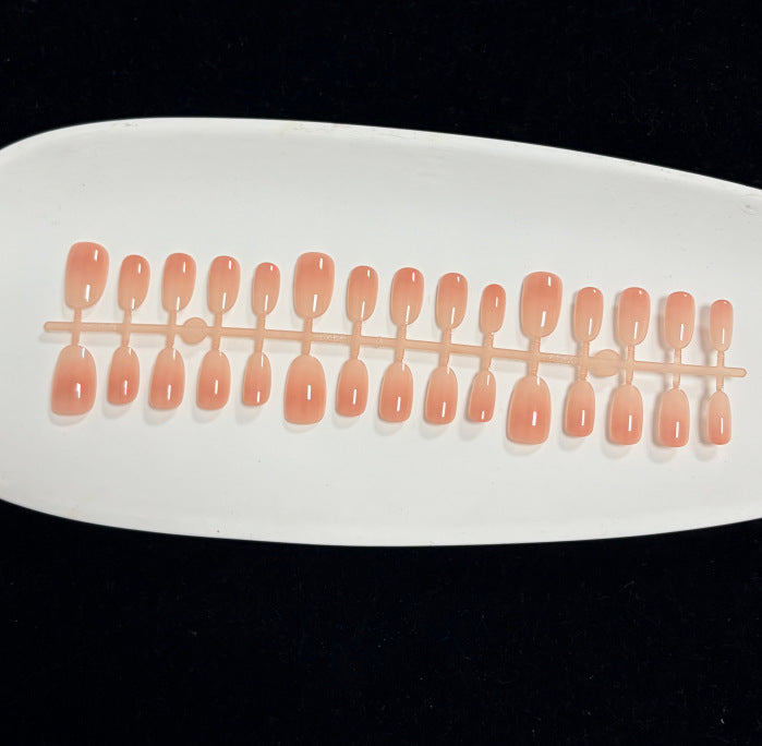 Natural Glossy Press-On Nail Set Bowlift 1789389043
