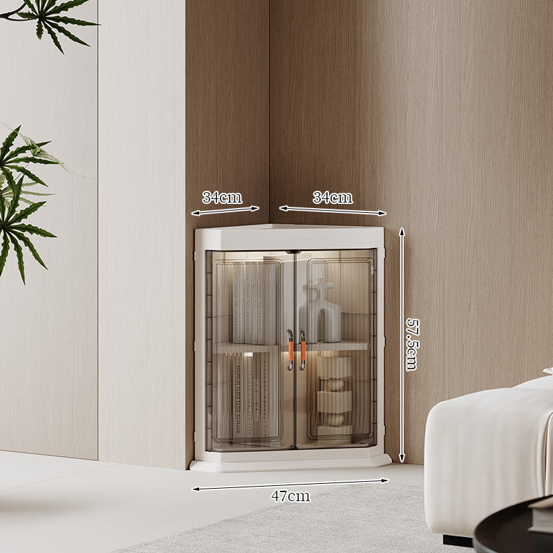 Corner Display Storage Cabinet Bowlift