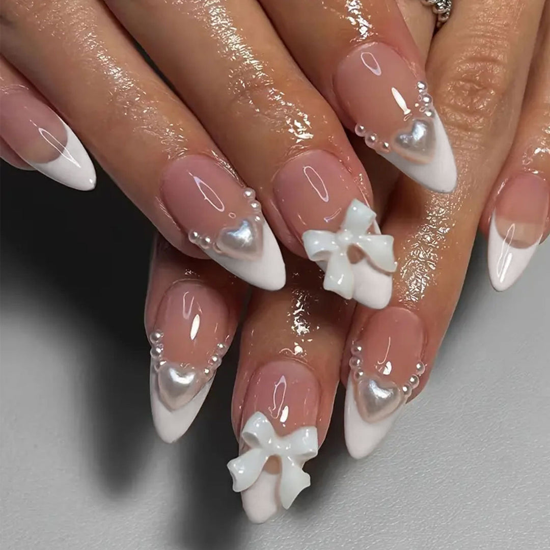 Elegant 3D Nail Art Design Bowlift
