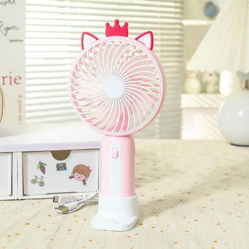 Portable Usb Hand Fan with Creative Animal Design Bowlift
