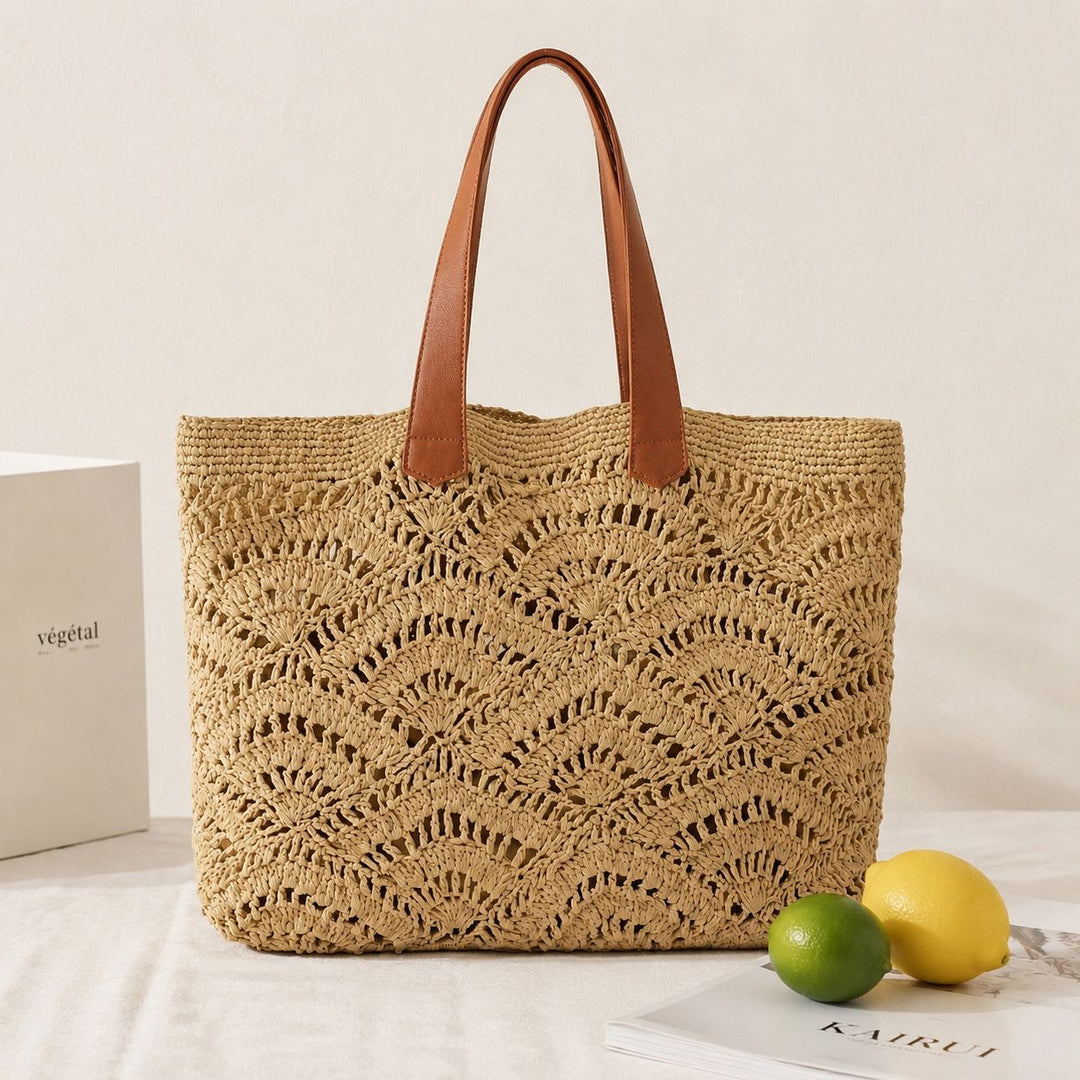 Generous Macrame Beach Bag Bowlift