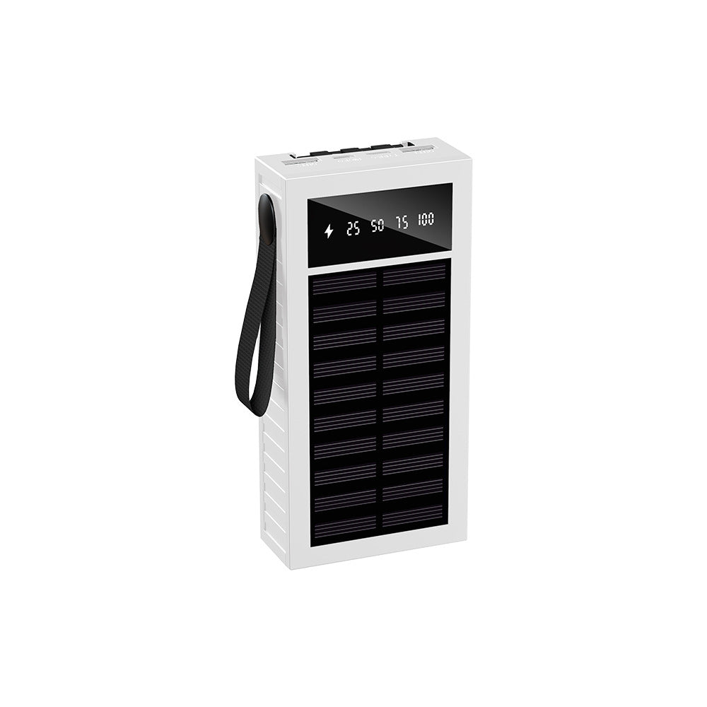 Portable Solar Power Bank with Multifunctional Charging Indicator Bowlift
