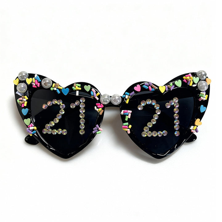 Fun Heart-Shaped Celebration Sunglasses Bowlift