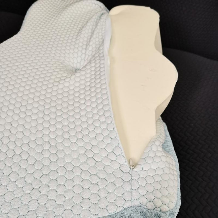Ergonomic Neck Support Pillow with Breathable Comfort Cover Bowlift