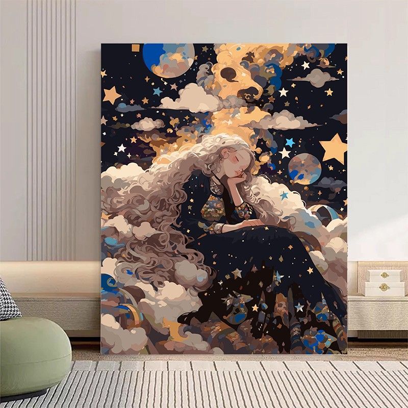 Cozy Home Illustration Canvas Art Bowlift