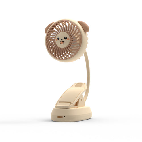 Unisex Portable Cute Table Fan with Clip Function Bowlift