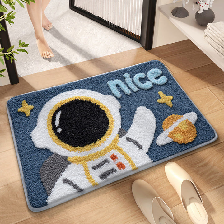 Fun Astronaut-Themed Entry Mat Bowlift