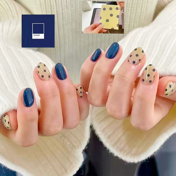 Artistic Cat-Themed Press-On Nail Art Set Bowlift