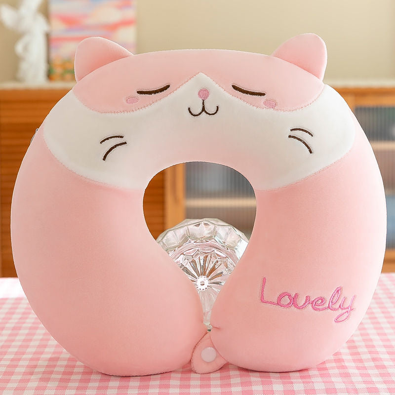 Women's Comfortable Neck Pillow with Funny Design Bowlift