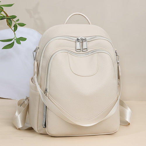 Premium Leather Multi-Functional Backpack Bowlift