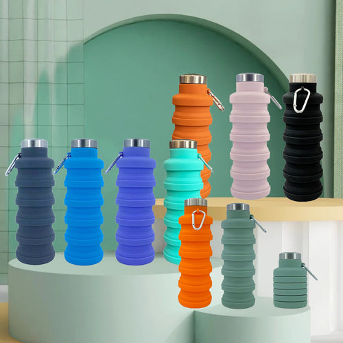 Ladies Foldable Silicone Water Bottle Bowlift