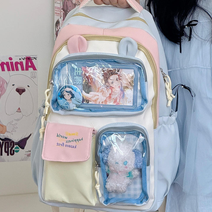 Cute Character-Themed Backpack Bowlift