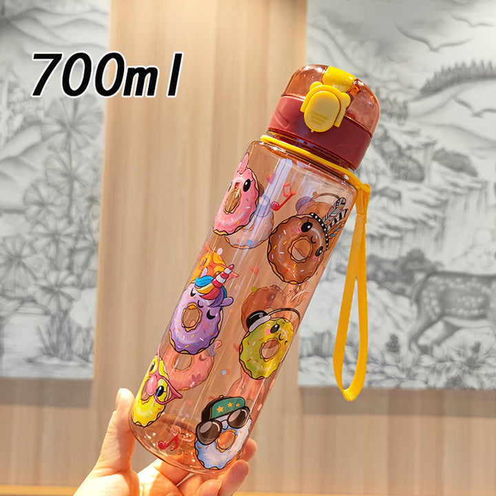 Ladies funny drinking bottle with motif print Bowlift