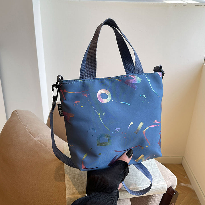 WoArtistic Patterned Mini Tote Bag Bowlift