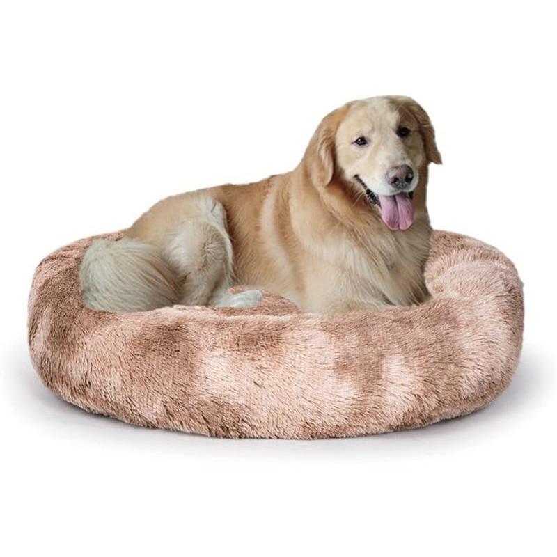 Plush Round Orthopedic Dog Bed