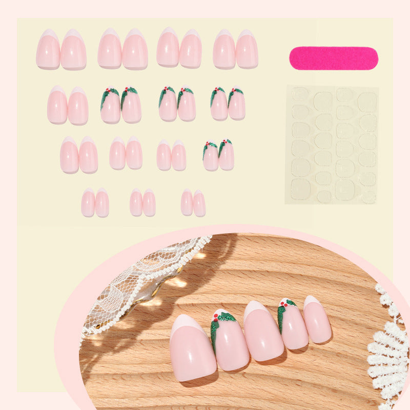 Nail art set with elegant floral accents Bowlift