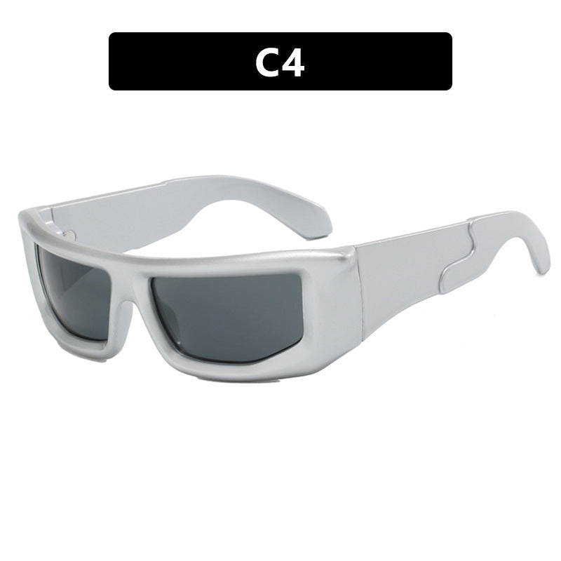 Women's sporty sunglasses with wide frame and polarized lenses Bowlift