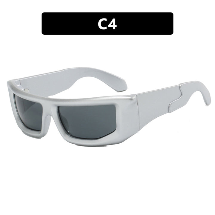 Women's sporty sunglasses with wide frame and polarized lenses Bowlift