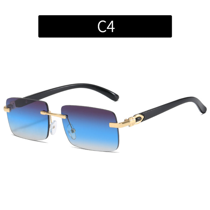 Sleek Geometric Square Frame Sunglasses