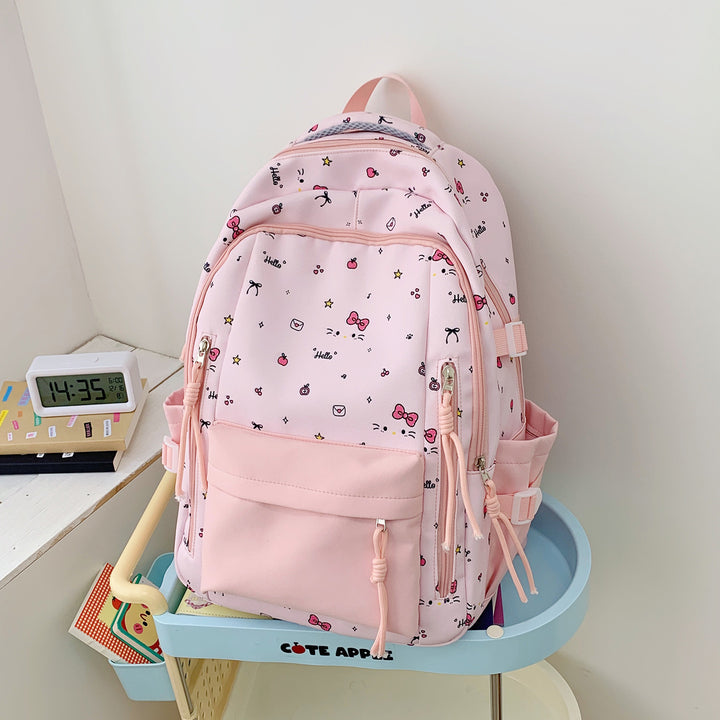 Leisure backpack with charming design and practical compartments Bowlift
