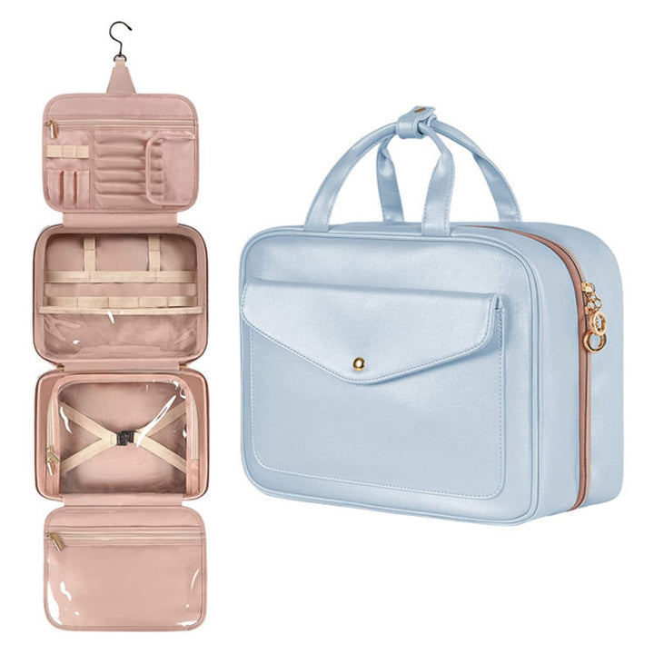 Cosmetic Organizer Bag with Improved Functionality Bowlift