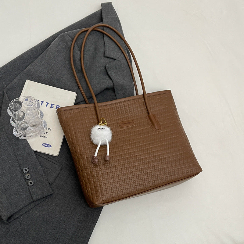 Woven Patterned Shoulder Bag Bowlift