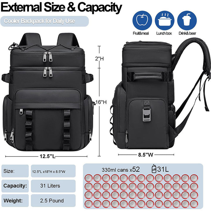Multifunctional cooler backpack Bowlift