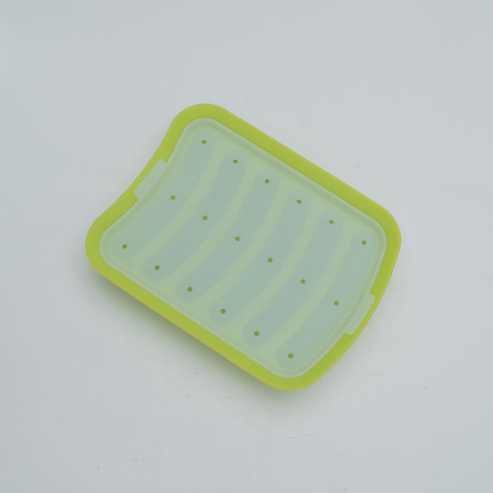 Silicone ice cube mold with integrated cooling design Bowlift