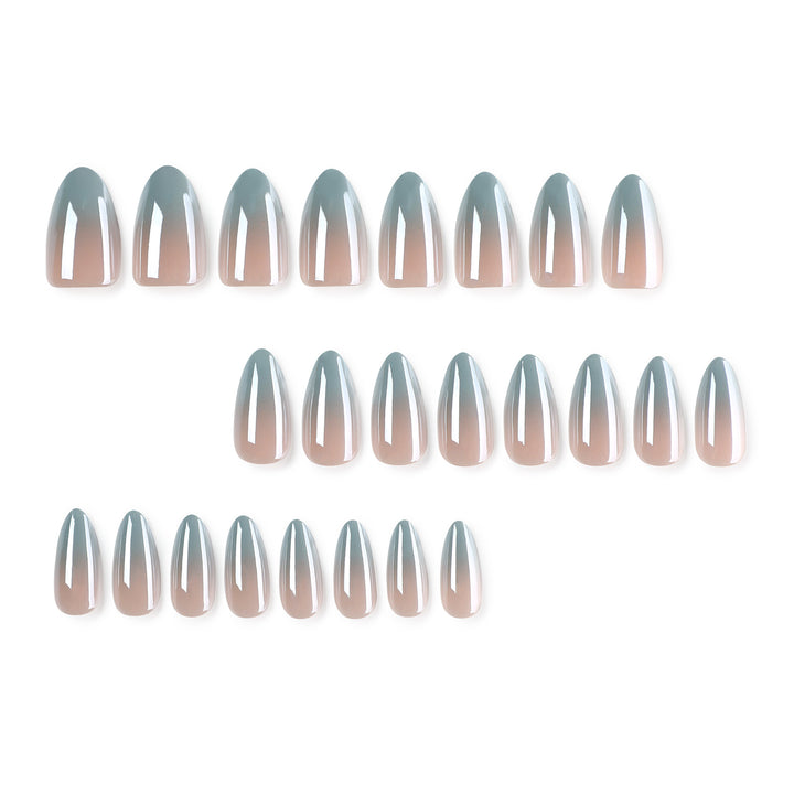 Graphic Stiletto Nails with Elegant Ombre Effect Bowlift