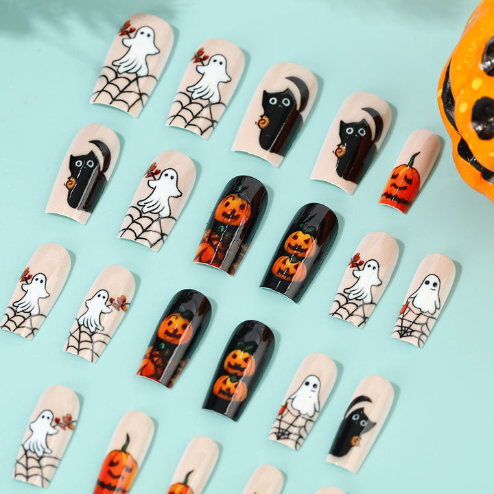 Creative Halloween Art Nails Set Bowlift